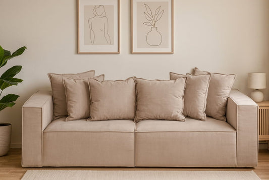 Marseille 3 Seat Grey Sofa
