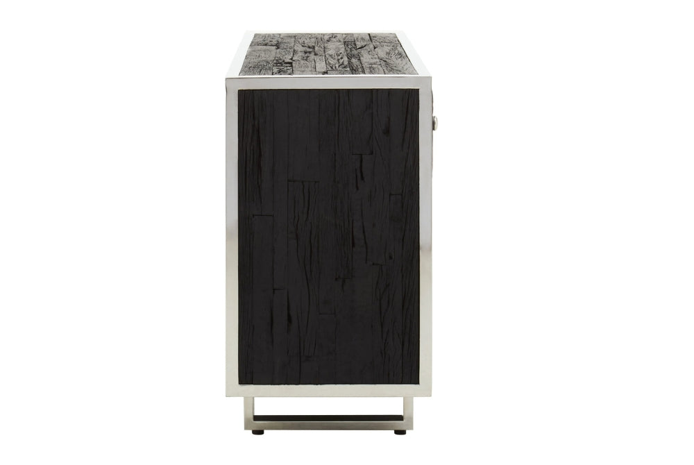 Mayfair Black Recycled Wood Sideboard