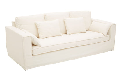 Menton 3 Seat Cream Sofa
