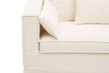 Menton 3 Seat Cream Sofa