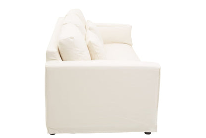 Menton 3 Seat Cream Sofa