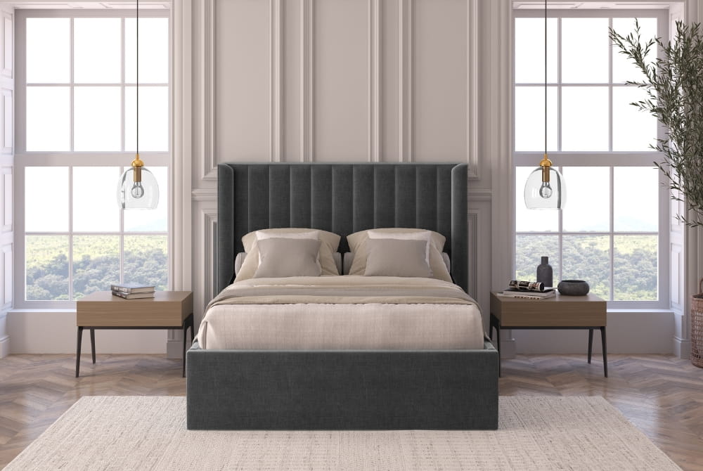 The Virelle Upholstered Ottoman Bed