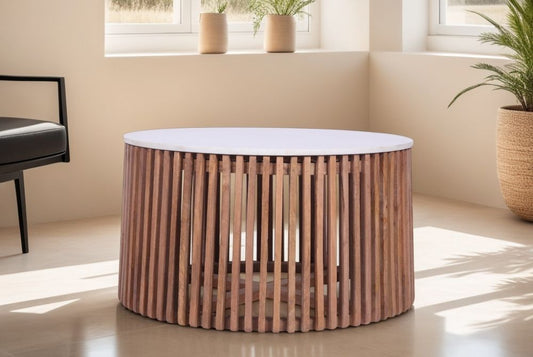 Slatted Mango Coffee Table