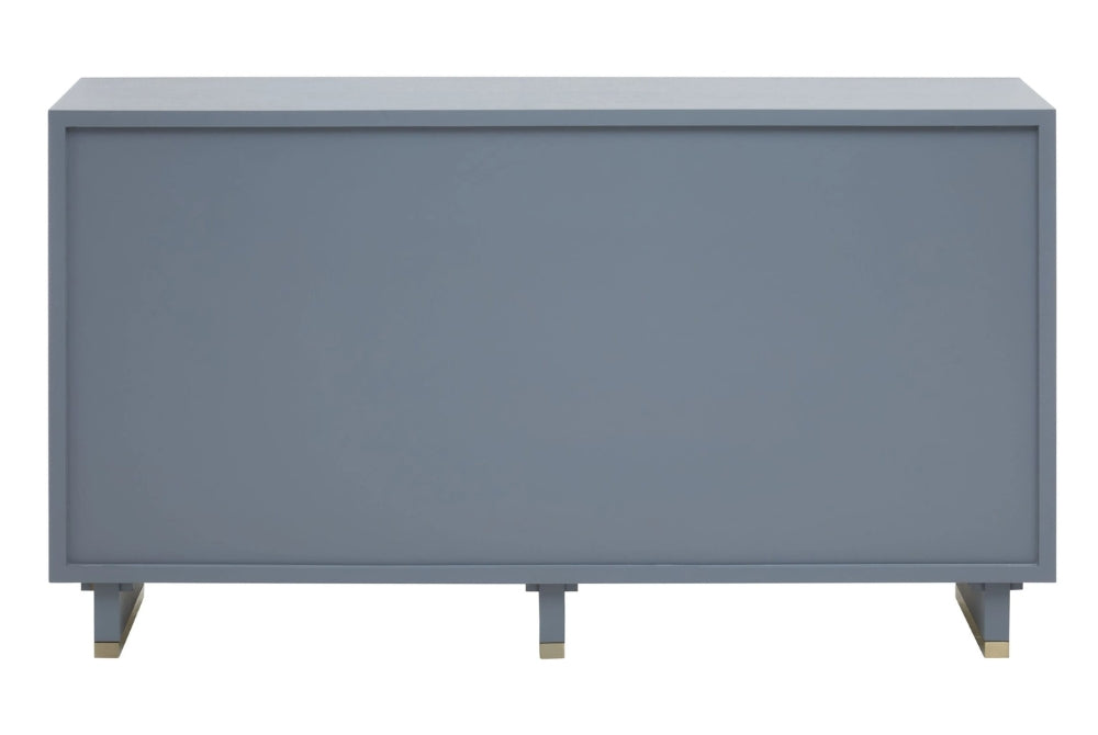 Pembrooke Grey Shagreen Effect Three Drawer Sideboard