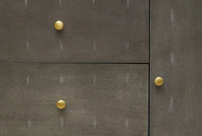 Pembrooke Grey Shagreen Effect Three Drawer Sideboard