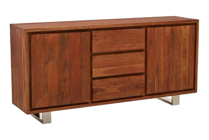 Positano Acacia Wood 2 Doors and 3 Drawers Sideboard