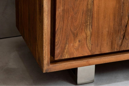 Positano Acacia Wood 2 Doors and 3 Drawers Sideboard
