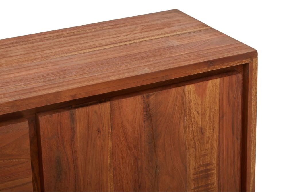 Positano Acacia Wood 2 Doors and 3 Drawers Sideboard