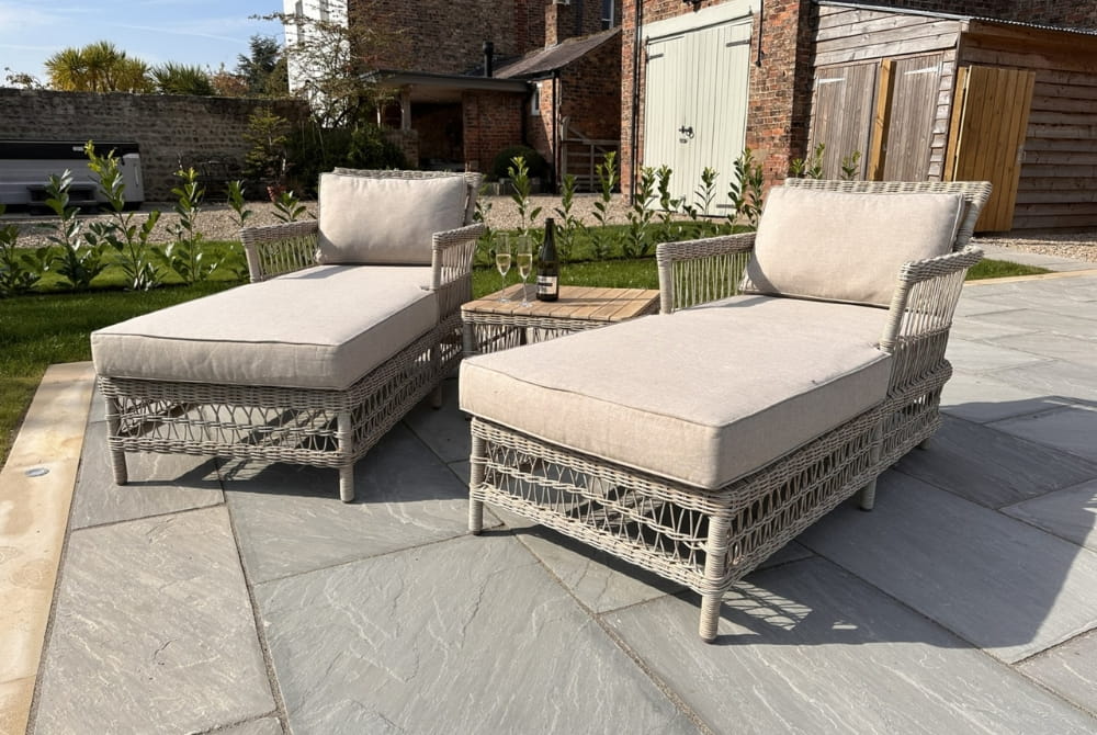 Provence Collection Outdoor Sun Lounger Set