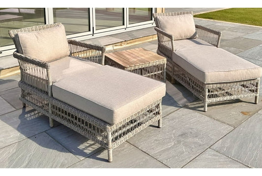 Provence Collection Outdoor Sun Lounger Set