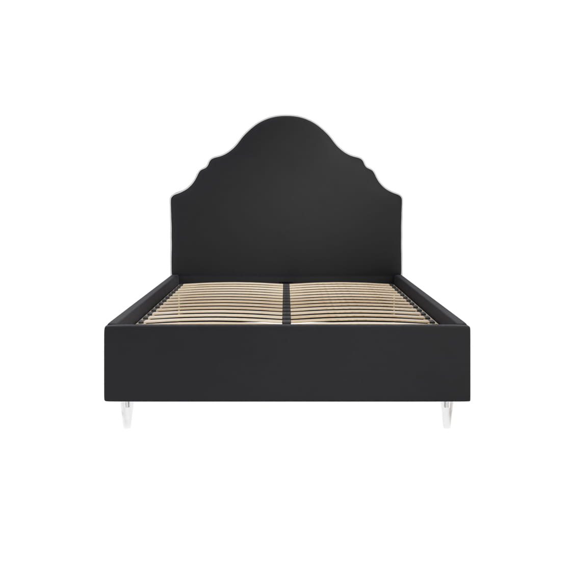 Quince Onyx Upholstered Double Bed