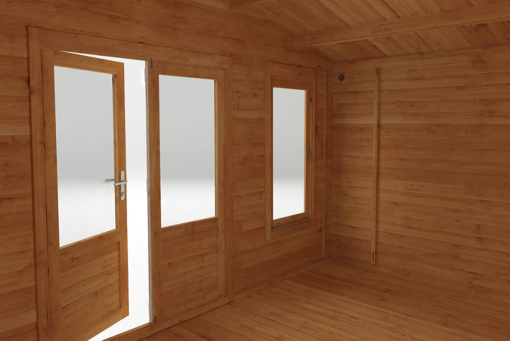 The Retreat Log Cabin 5x3m