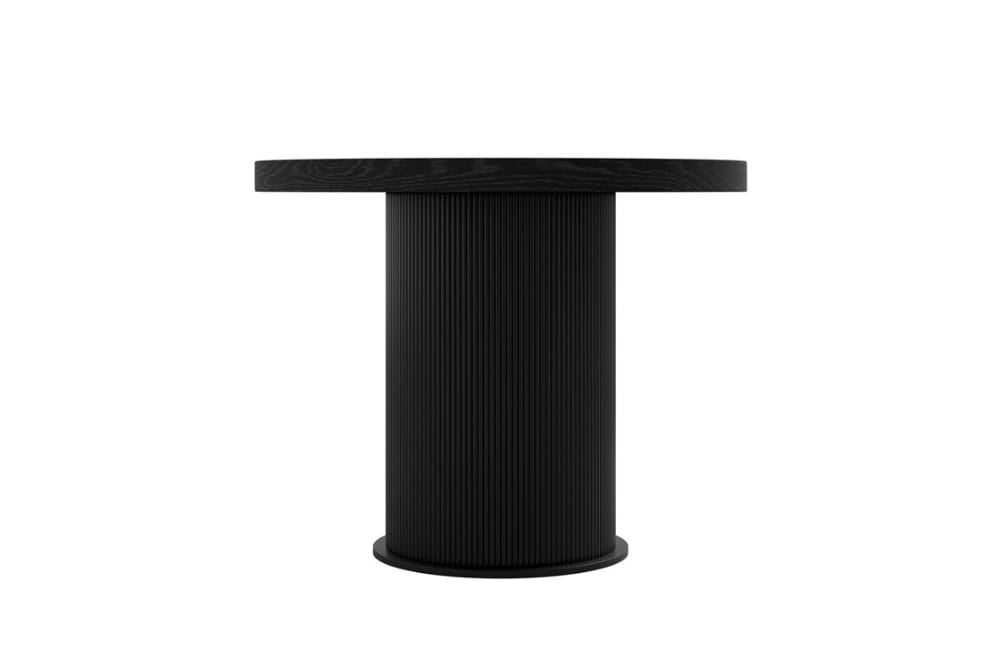 Rina Black Dining Table with 6 Alba Forest Green Chairs