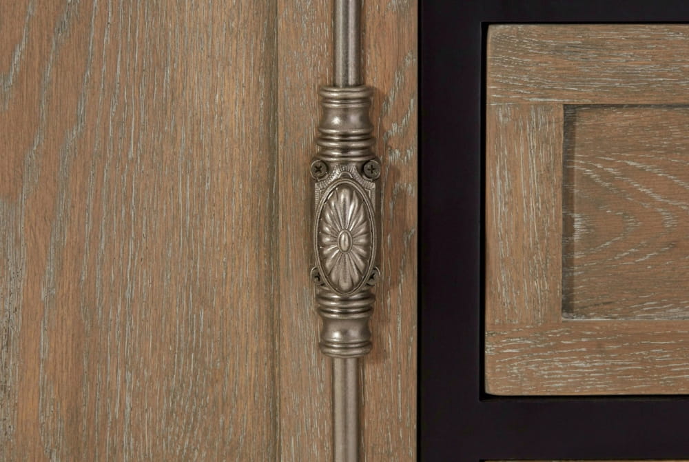 Riviera Grey Wash and Antique Black Sideboard