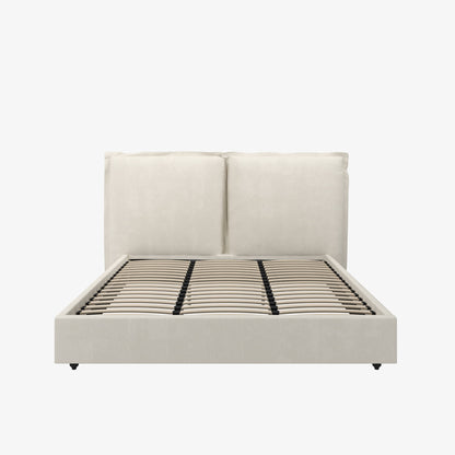 Sunday Ivory Upholstered Super King Bed