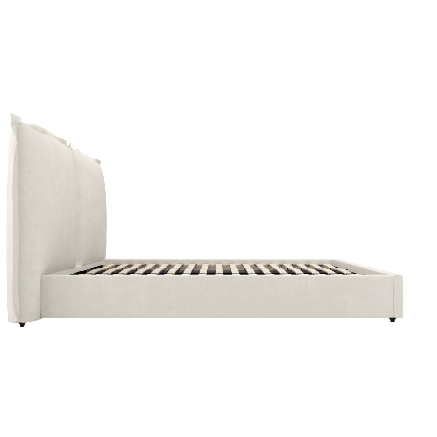Sunday Ivory Upholstered Super King Bed