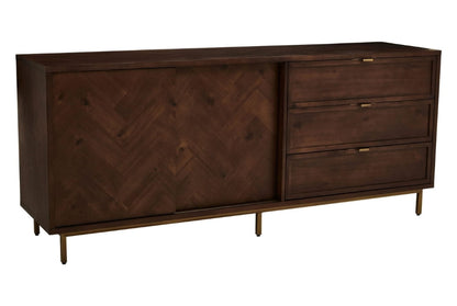 Santorini Acacia Wood Effect Sideboard
