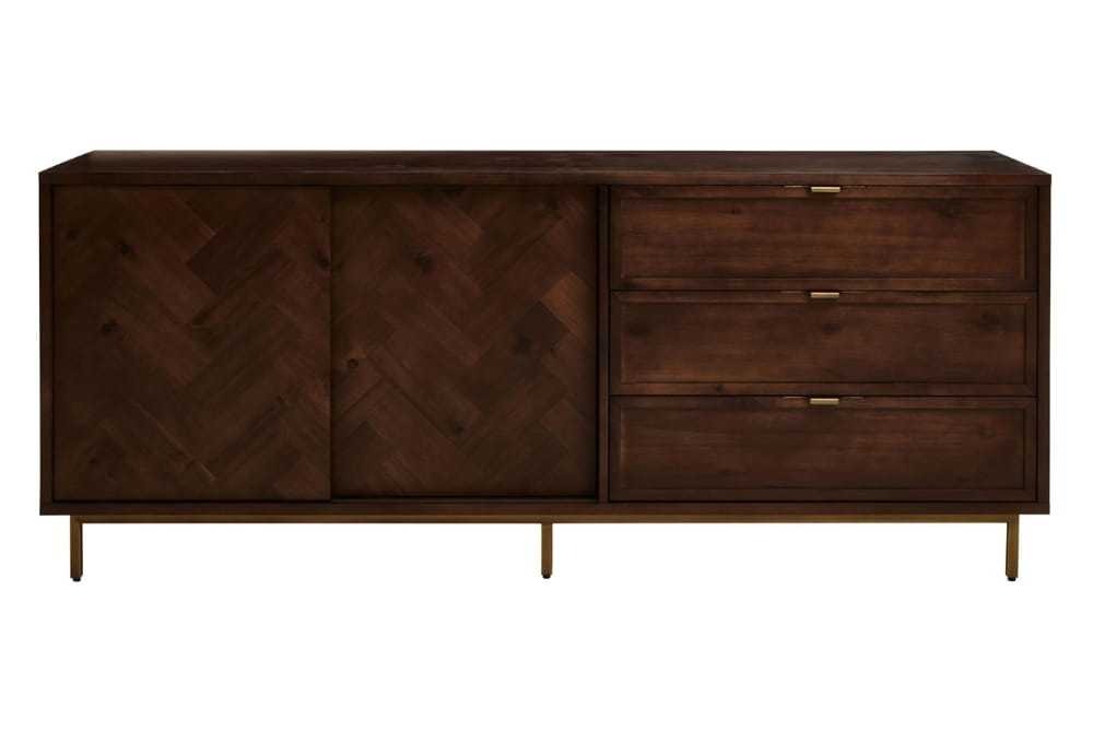 Santorini Acacia Wood Effect Sideboard