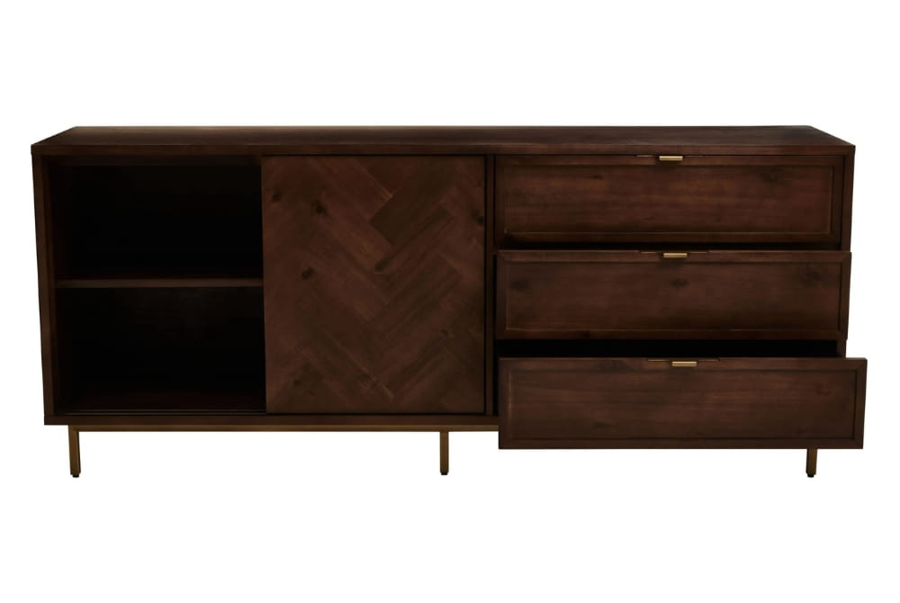 Santorini Acacia Wood Effect Sideboard