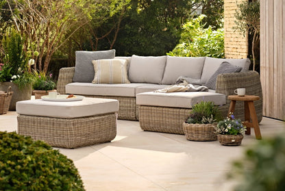 Skala Corner Sofa Set - Rattan Light Natural