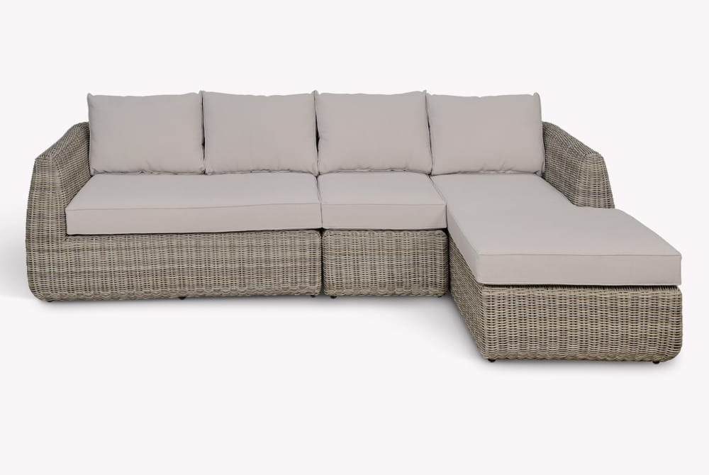 Skala Corner Sofa Set - Rattan Light Natural