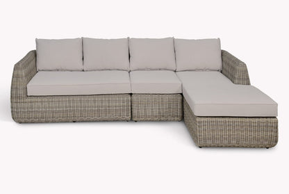 Skala Corner Sofa Set - Rattan Light Natural
