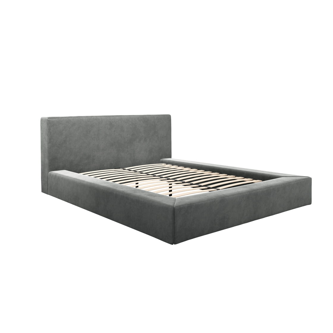 Soho Dapple Grey Upholstered Double Bed