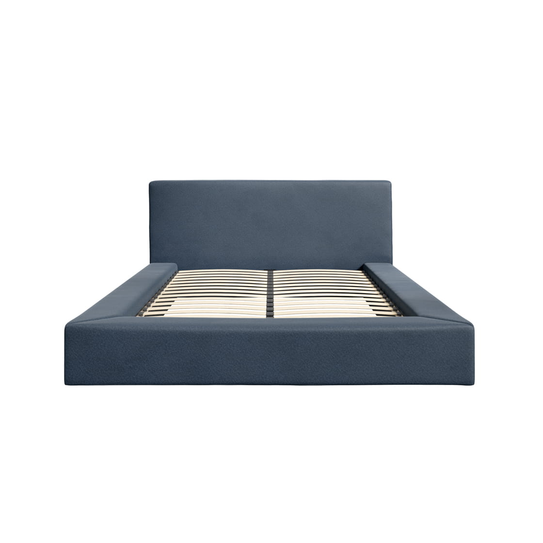 Soho Ink Blue Upholstered Double Bed