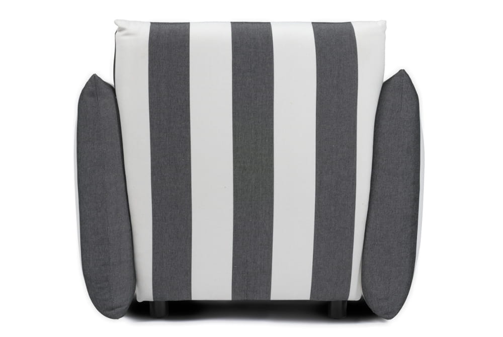 Sycamore Black and White Striped Chair