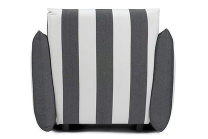 Sycamore Black and White Striped Chair