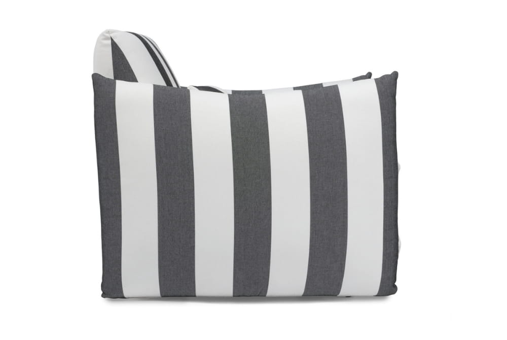 Sycamore Black and White Striped Chair