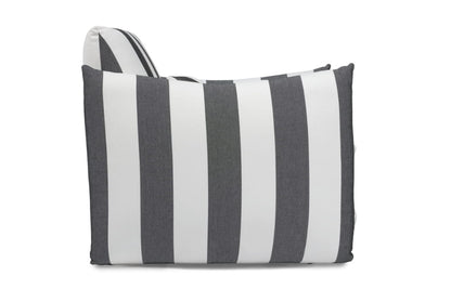 Sycamore Black and White Striped Chair