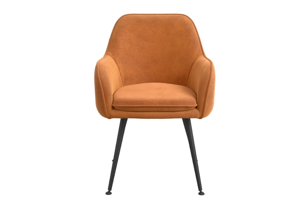 Tara Burnt Rust Dining Chair x 2