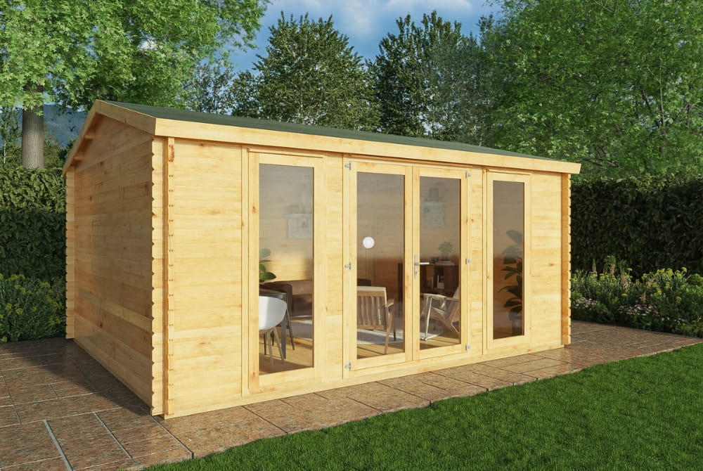 The Home Office Studio Log Cabin 5m x 4m