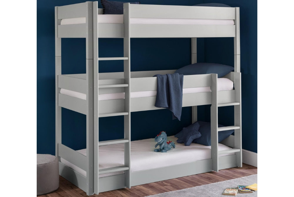 Trio Bunk Bed Dove Grey