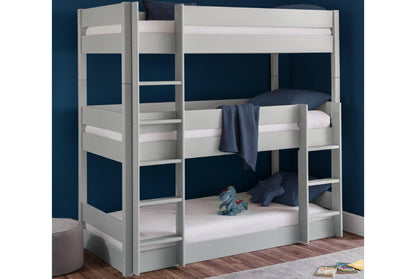 Trio Bunk Bed Dove Grey