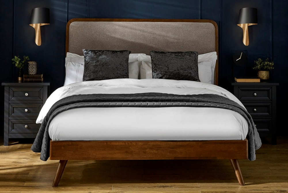 Walden Walnut Wooden Bed