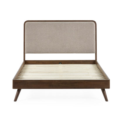 Walden Walnut Wooden Bed