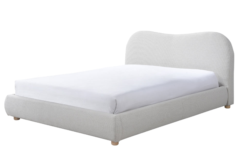Wave Bed in Natural Weave Double
