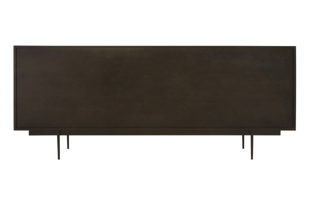 Westbourne Black Finish Sideboard with 4 Doors and 3 Drawers