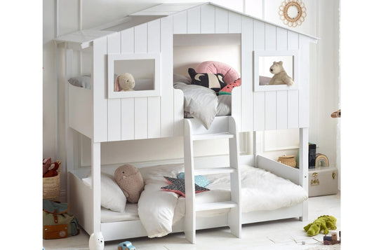 Willow Treehouse White Bunk Bed