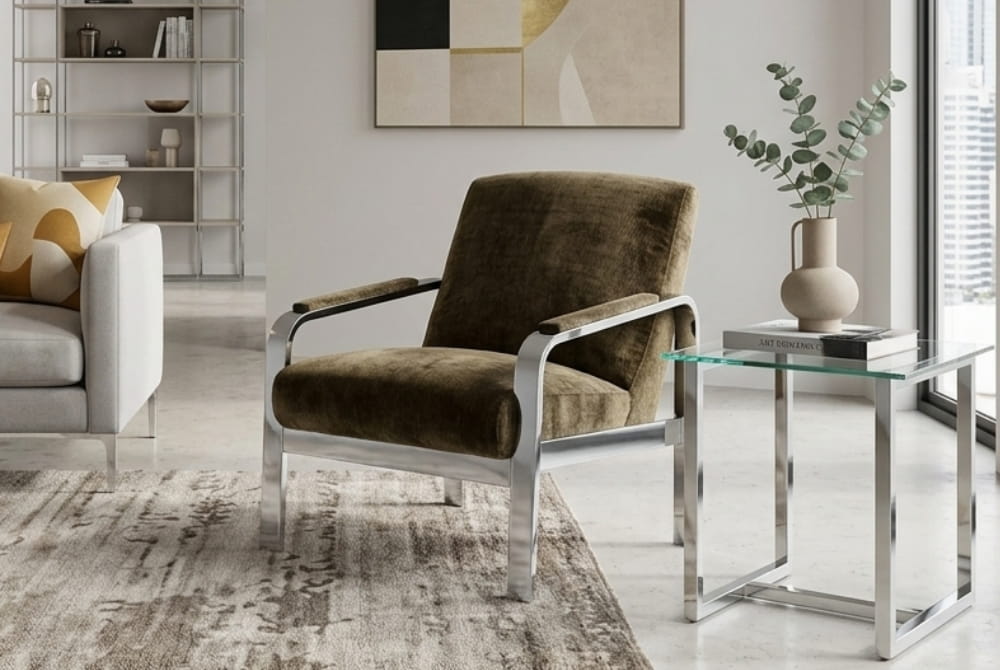 Zephy Khaki Chair