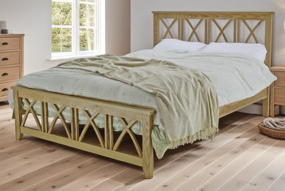 Ashfield Solid Oak Double Bed