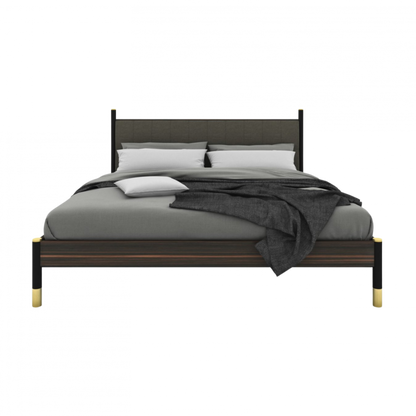 Bali Grey Wooden Bed