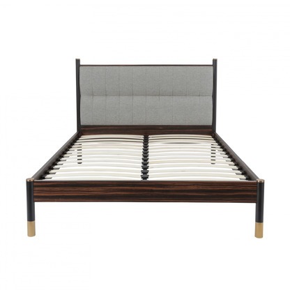 Bali Grey Wooden Bed 