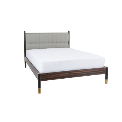 Bali Grey Wooden Bed