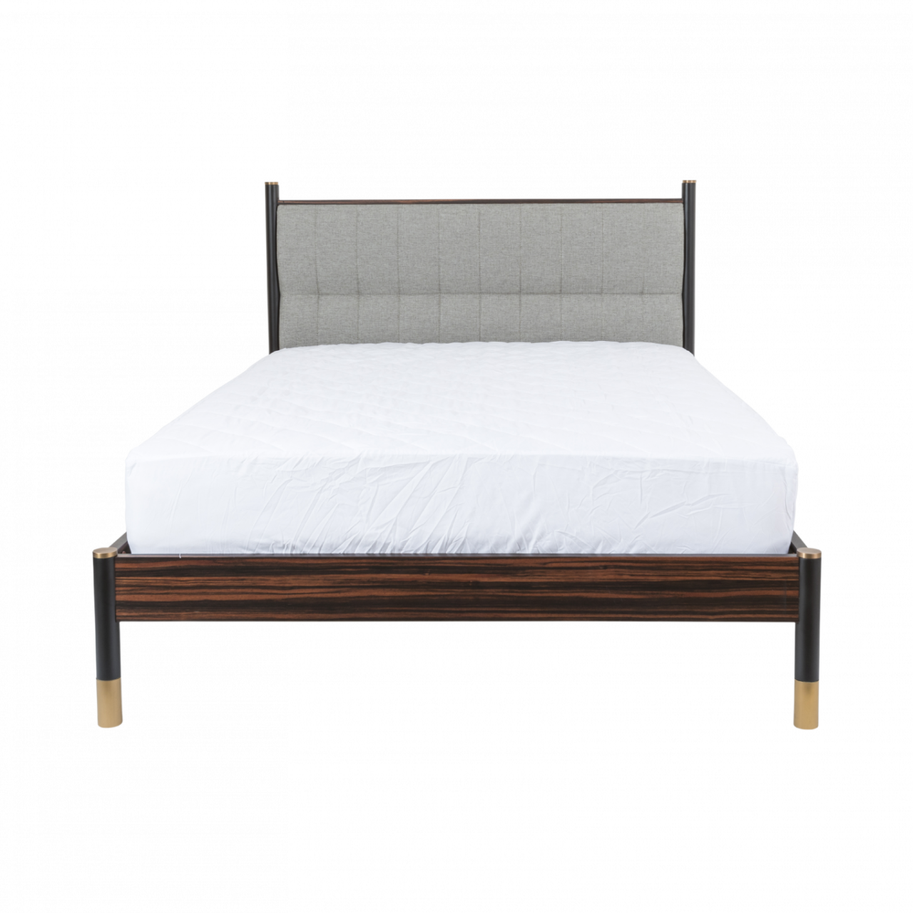Bali Grey Wooden Bed