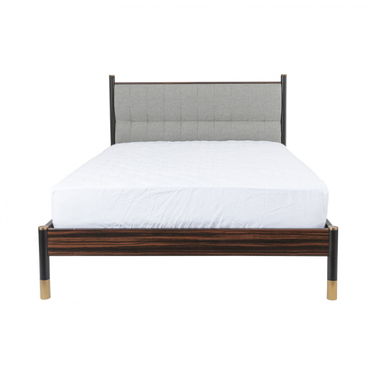 Bali Grey Wooden Bed