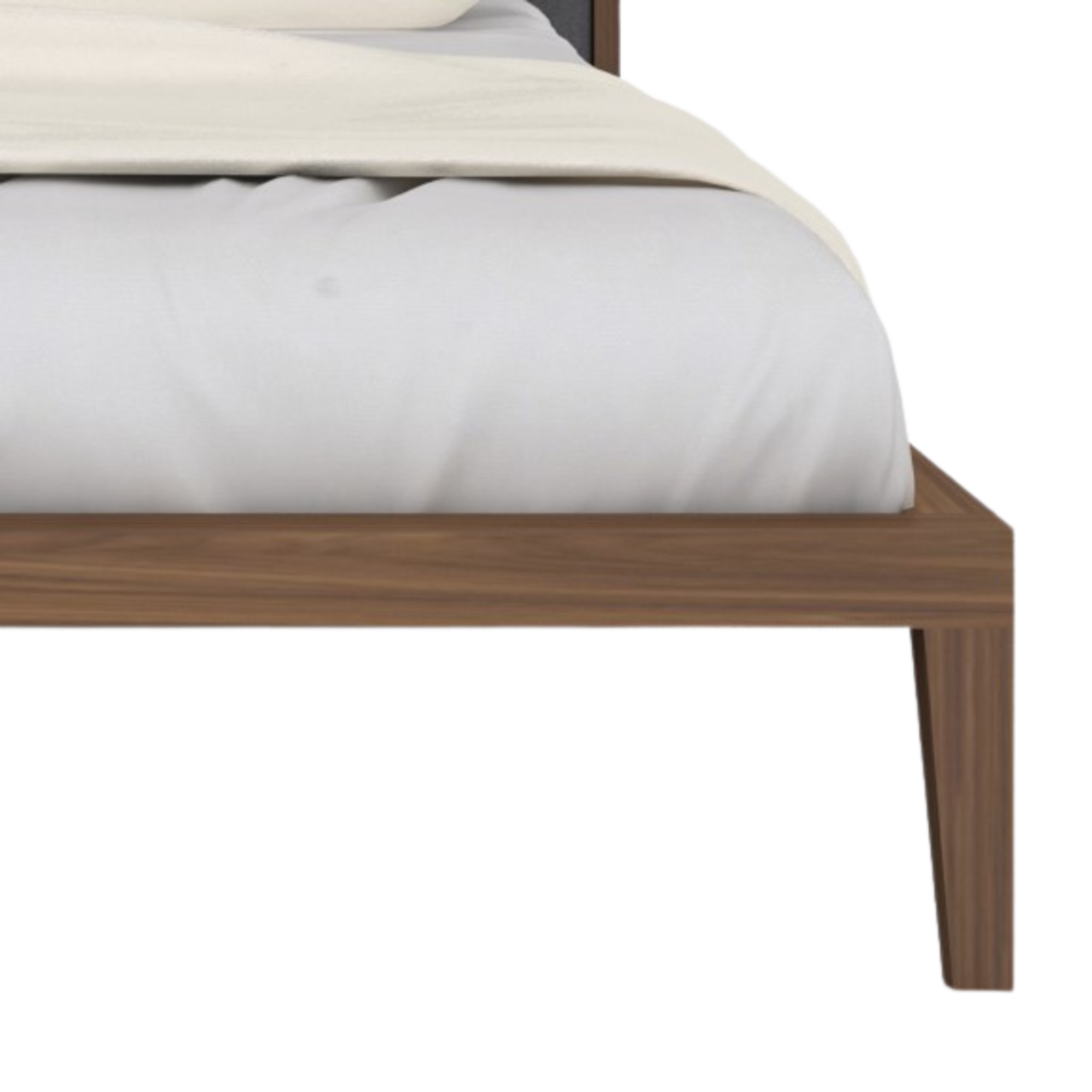 Calla Bed in Walnut/Grey King