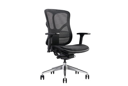 Hood F94 Ergonomic Chair - Fabric & Mesh Upholstered Office Chair